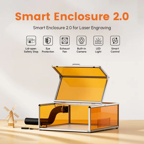 Smart Enclosure 2.0 With Camera for Laser Engraving