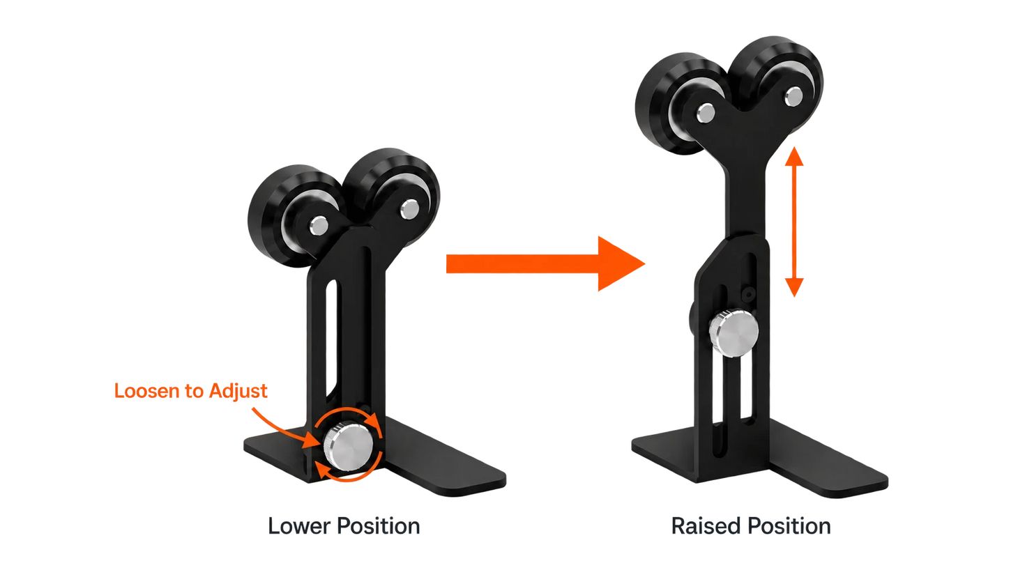 AR2 Rotary Roller Adjustable Support