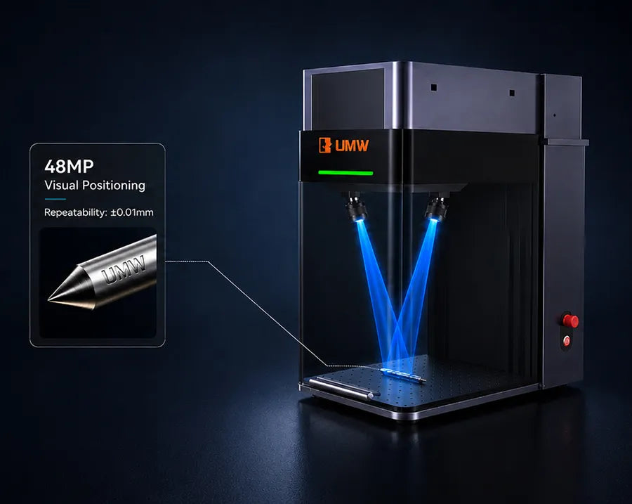D1 Dual-laser engraver with high positioning accuracy