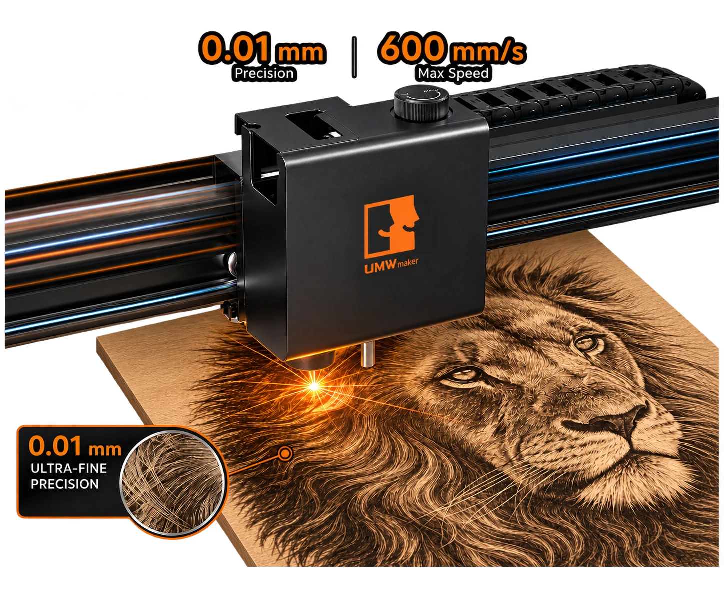 High-speed C1 CO2 Laser Engraver