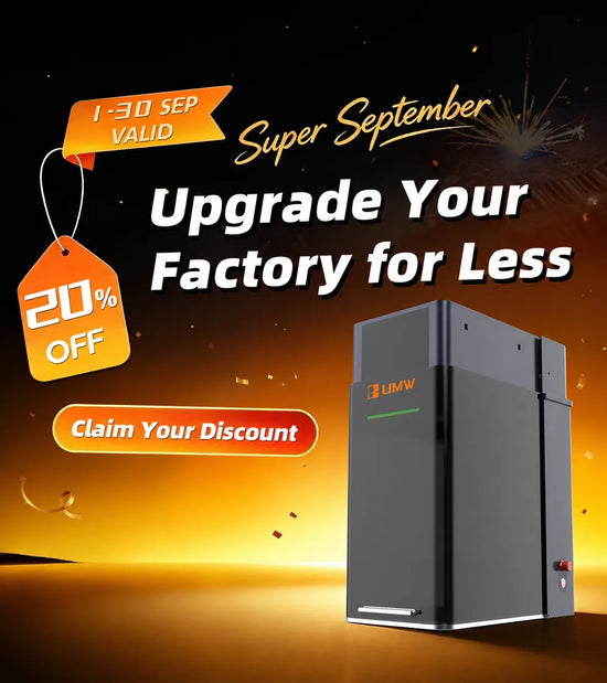 Laser engraver September promotion