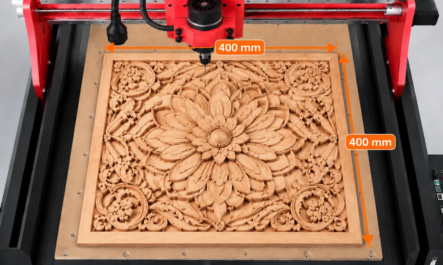 R1 Desktop CNC Router Machine Working Area