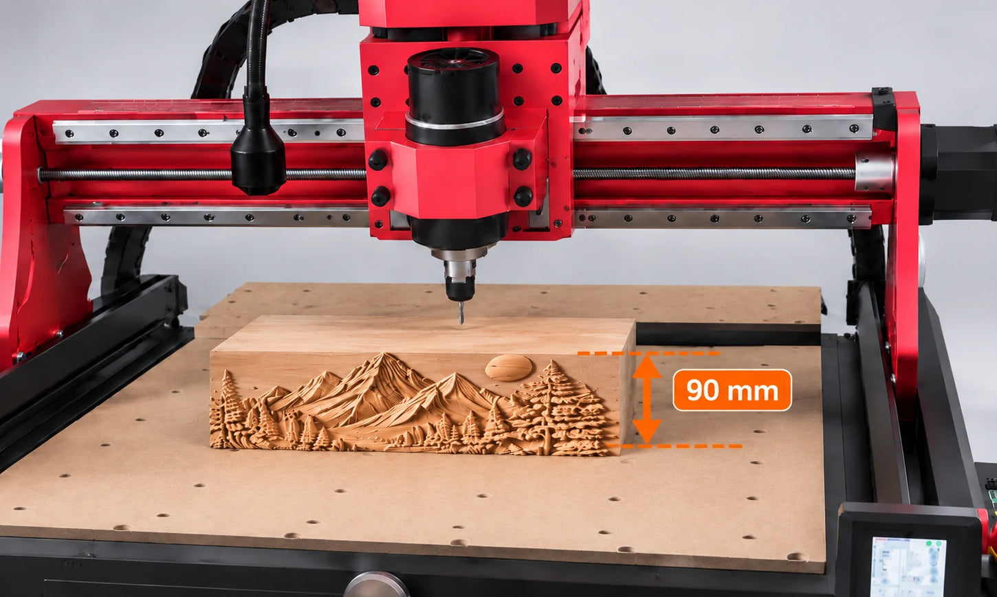 R1 Desktop CNC Router Machine Workspace