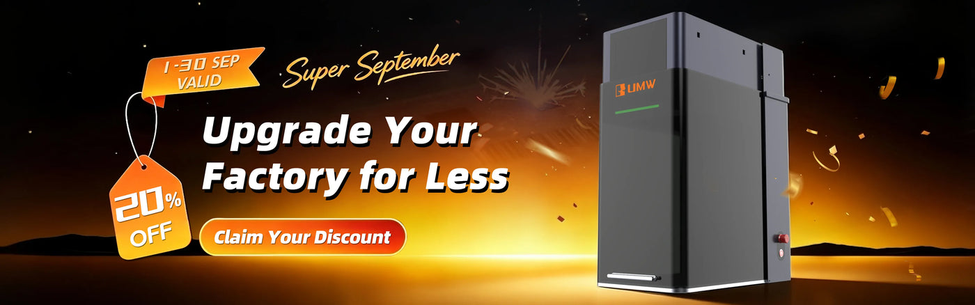 UMW Maker Laser engraver September promotion